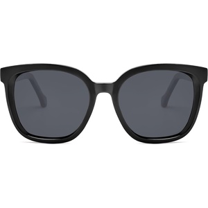 image:imageSOJOS Trendy Polarized Sunglasses for Women Classic Retro Square Womens Shade Sunnies SJ2333Black TortoiseGrey Grading