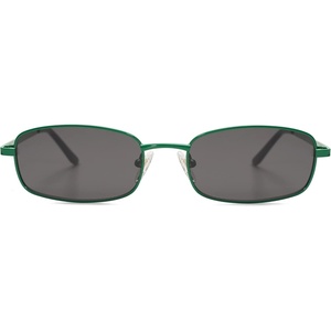 image:imageSOJOS Trendy Rectangle Sunglasses Womens Mens Retro 80s 90s Y2k Chic Narrow Thin Skinny Sunnies SJ1187GreenGrey