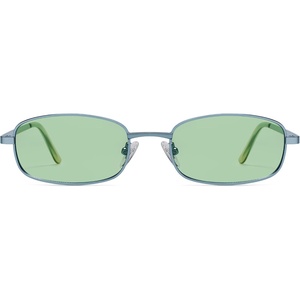 image:imageSOJOS Trendy Rectangle Sunglasses Womens Mens Retro 80s 90s Y2k Chic Narrow Thin Skinny Sunnies SJ1187Light GreenLight Green Tint