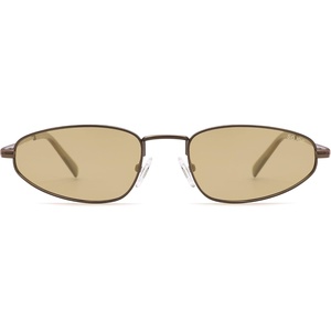 image:imageSOJOS Trendy Small Oval Polarized Sunglasses for Women Men Chic Y2K Fun Sunnies SJ1251BrownLight Brown Tint