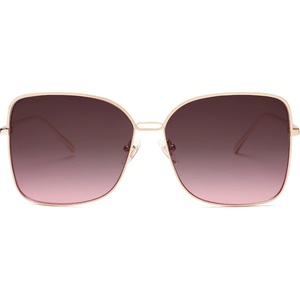 image:imageSOJOS Trendy Square Oversized Sunglasses Womens Mens UV400 Big Large Designer Shades SJ1082Rose GoldRose