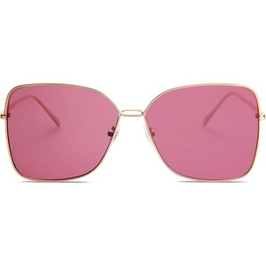 image:imageSOJOS Trendy Square Oversized Sunglasses Womens Mens UV400 Big Large Designer Shades SJ1082Shiny GoldBurgundy