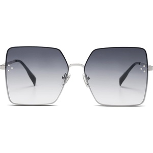 image:imageSOJOS Trendy Square Sunglasses Womens Big Oversized Designer Style UV Protection Sunnies Shades Lunettes de Soleil SJ1170Silver
