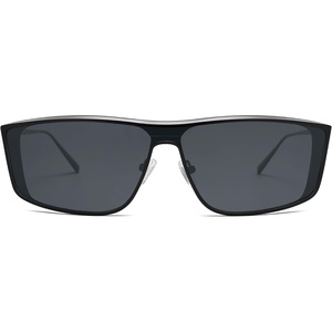 image:imageSOJOS Trendy Y2k Polarized Sunglasses for Women Men Metal Frame UV400 Designer Shades SJ1228BlackGrey