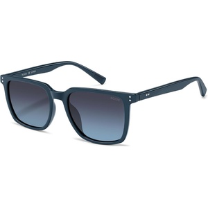 image:imageSOJOS Unisex Rectangle Polarized Sunglasses TR90 Square Frame UV400 Protection Lightweight Flexible for Men and WomenBlueBlue
