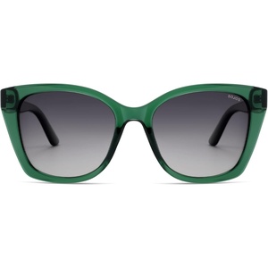 image:imageSOJOS Vintage Oversized Cateye Sunglasses Womens UV400 Large Designer Shades Lentes De Sol Para Mujer SJ2634Transparent GreenGrey Grading Lens