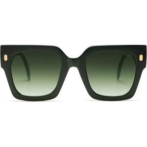 image:imageSOJOS Vintage Oversized Square Sunglasses for WomenRetro Womens Luxury Big Large Sun Glasses UV400 SJ2194Green FrameGreen Lens