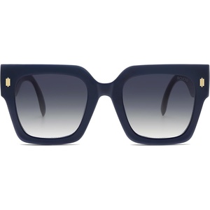 image:imageSOJOS Vintage Oversized Square Sunglasses for WomenRetro Womens Luxury Big Large Sun Glasses UV400 SJ2194Milky Navy FrameMilky Red Lens
