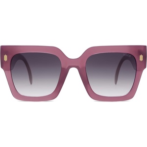 image:imageSOJOS Vintage Oversized Square Sunglasses for WomenRetro Womens Luxury Big Large Sun Glasses UV400 SJ2194Milky Purple FramePurple Grading Lens