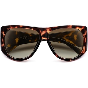 image:imageSOJOS Vintage Retro Oversized Big Aviator Polarized Sunglasses Womens Men SJ2615Tortorise Frame Brown Grading Lens