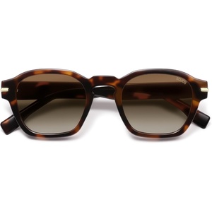 image:imageSOJOS Vintage Retro Square Polarized Sunglasses Men Standard Fit Trendy Womens Sun Glasses SJ2382Tortorise Frame Coffee Grading Lens