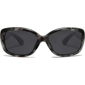 image:imageSOJOS Vintage Square Sunglasses for Women Polarized UV Protection Havana Frame SJ2111Black TortoiseGrey