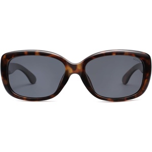 image:imageSOJOS Vintage Square Sunglasses for Women Polarized UV Protection Havana Frame SJ2111C11tortoise Frame With Grey Lens