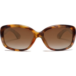 image:imageSOJOS Vintage Square Sunglasses for Women Polarized UV Protection Havana Frame SJ2111TortoiseGradient Brown