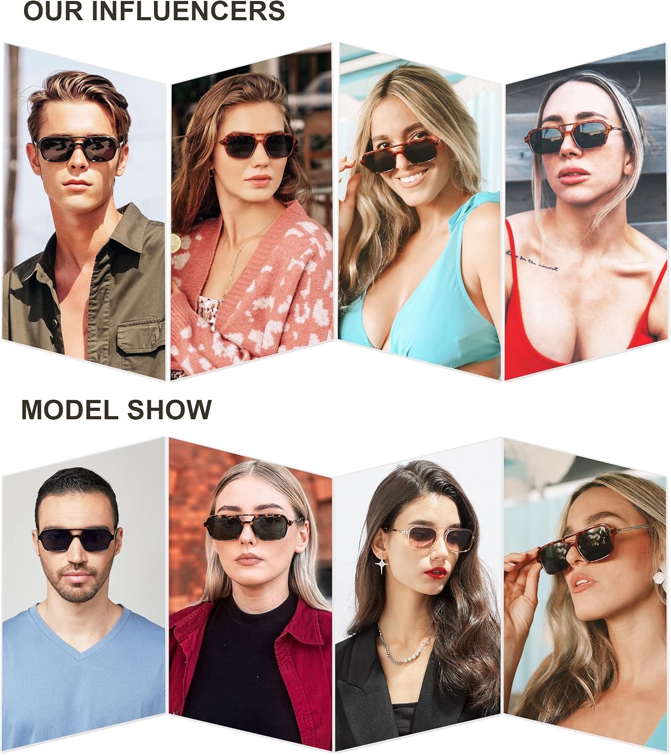 image:imageSOJOS Vintage Polarized Aviator Sunglasses for Women Men 70s Retro Flat Narrow Rectangular Womens Glasses SJ2186Yellow Tortoise
