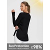 image:imageBALEAF Womens Sun Shirts UPF 50 Long Sleeve Hiking Tops Lightweight Quick Dry UV Protection Outdoor Clothing01black