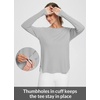 image:imageBALEAF Womens Sun Shirts UPF 50 Long Sleeve Hiking Tops Lightweight Quick Dry UV Protection Outdoor Clothing01grey