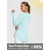 image:imageBALEAF Womens Sun Shirts UPF 50 Long Sleeve Hiking Tops Lightweight Quick Dry UV Protection Outdoor Clothing01light Green