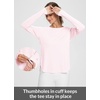 image:imageBALEAF Womens Sun Shirts UPF 50 Long Sleeve Hiking Tops Lightweight Quick Dry UV Protection Outdoor Clothing01pink