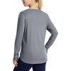 image:imageBALEAF Womens Sun Shirts UPF 50 Long Sleeve Hiking Tops Lightweight Quick Dry UV Protection Outdoor Clothing02cationic Grey