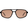 image:imageSOJOS Aviator Sunglasses for Women amp Men Retro Double Bridge Trendy lightweight 90s Shades SJ2247Black Brown
