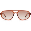 image:imageSOJOS Aviator Sunglasses for Women amp Men Retro Double Bridge Trendy lightweight 90s Shades SJ2247BrownTransparent Brown