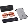 image:imageSOJOS Aviator Sunglasses for Women amp Men Retro Double Bridge Trendy lightweight 90s Shades SJ2247BrownTransparent Brown