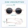 image:imageSOJOS Baby Polarized Sunglasses with Strap Round UV400 Protection Toddler Girls Boys Age 024 Months SK5613APink