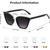 image:imageSOJOS Cat Eye Designer Sunglasses Fashion UV400 Protection Glasses SJ2052BalckGrey