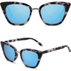 image:imageSOJOS Cat Eye Designer Sunglasses Fashion UV400 Protection Glasses SJ2052Blue TortoiseBlue