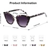 image:imageSOJOS Cat Eye Designer Sunglasses Fashion UV400 Protection Glasses SJ2052Gradient Grey Lens