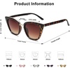 image:imageSOJOS Cat Eye Designer Sunglasses Fashion UV400 Protection Glasses SJ2052TortoiseBrown