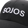 image:imageSOJOS Classic Baseball Cap Unisex Adjustable Lightweight Breathable Structured 3D Embroidery Hat One Size Fits MostBlack