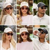 image:imageSOJOS Classic Baseball Cap Unisex Adjustable Lightweight Breathable Structured 3D Embroidery Hat One Size Fits MostBlack