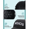 image:imageSOJOS Classic Baseball Cap Unisex Adjustable Lightweight Breathable Structured 3D Embroidery Hat One Size Fits MostBlack