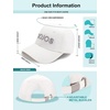 image:imageSOJOS Classic Baseball Cap Unisex Adjustable Lightweight Breathable Structured 3D Embroidery Hat One Size Fits MostWhite