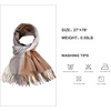 image:imageSOJOS Classic Plaid Tartan Scarf for Women Men Soft Scarves SC316Grey and Yellow Plaid