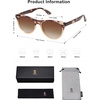 image:imageSOJOS Classic Polarized Sunglasses for Women Men Small UV400 Lenses SJ2076Brown TortoiseBrown
