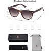 image:imageSOJOS Classic Polarized Sunglasses for Women Men Small UV400 Lenses SJ2076Dark TortoiseGrey