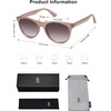 image:imageSOJOS Classic Polarized Sunglasses for Women Men Small UV400 Lenses SJ2076Milky Light Brown
