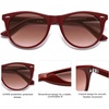 image:imageSOJOS Classic Polarized Sunglasses for Women Men Small UV400 Lenses SJ2076RedRed Grading