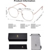 image:imageSOJOS Classic Square Blue Light Blocking Glasses for Women Men Stylish Computer Glasses SJ1137Rose Gold