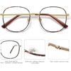 image:imageSOJOS Classic Square Blue Light Blocking Glasses for Women Men Stylish Computer Glasses SJ1137Tortoise