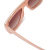 image:imageSOJOS Classic Trendy Flat Top Sunglasses for Women Men Designer UV400 Sunnies SJ2250 PinkBrown