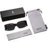 image:imageSOJOS Classic Trendy Rectangle Polarized Sunglasses Thick Frame with Star Decorations SJ2285Brown TortoiseGrey