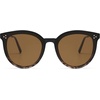 image:imageSOJOS Classic Trendy Round Sunglasses Womens Mens UV400 Vacation Sunnies SJ2068Black Gradient TortoiseBrown
