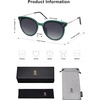 image:imageSOJOS Classic Trendy Round Sunglasses Womens Mens UV400 Vacation Sunnies SJ2068GreenGrey
