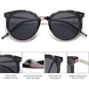 image:imageSOJOS Classic Trendy Round Sunglasses Womens Mens UV400 Vacation Sunnies SJ2068Grey TortoiseGrey