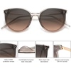 image:imageSOJOS Classic Trendy Round Sunglasses Womens Mens UV400 Vacation Sunnies SJ2068Grey gold