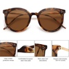image:imageSOJOS Classic Trendy Round Sunglasses Womens Mens UV400 Vacation Sunnies SJ2068TortoiseBrown